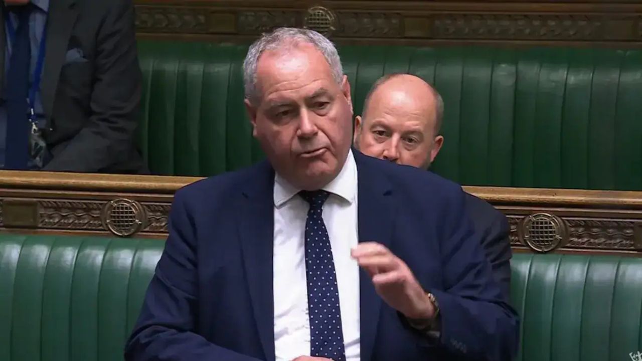 UK Conservative MP Bob Blackman addressing the issue of violence against Hindus in Bangladesh in Parliament