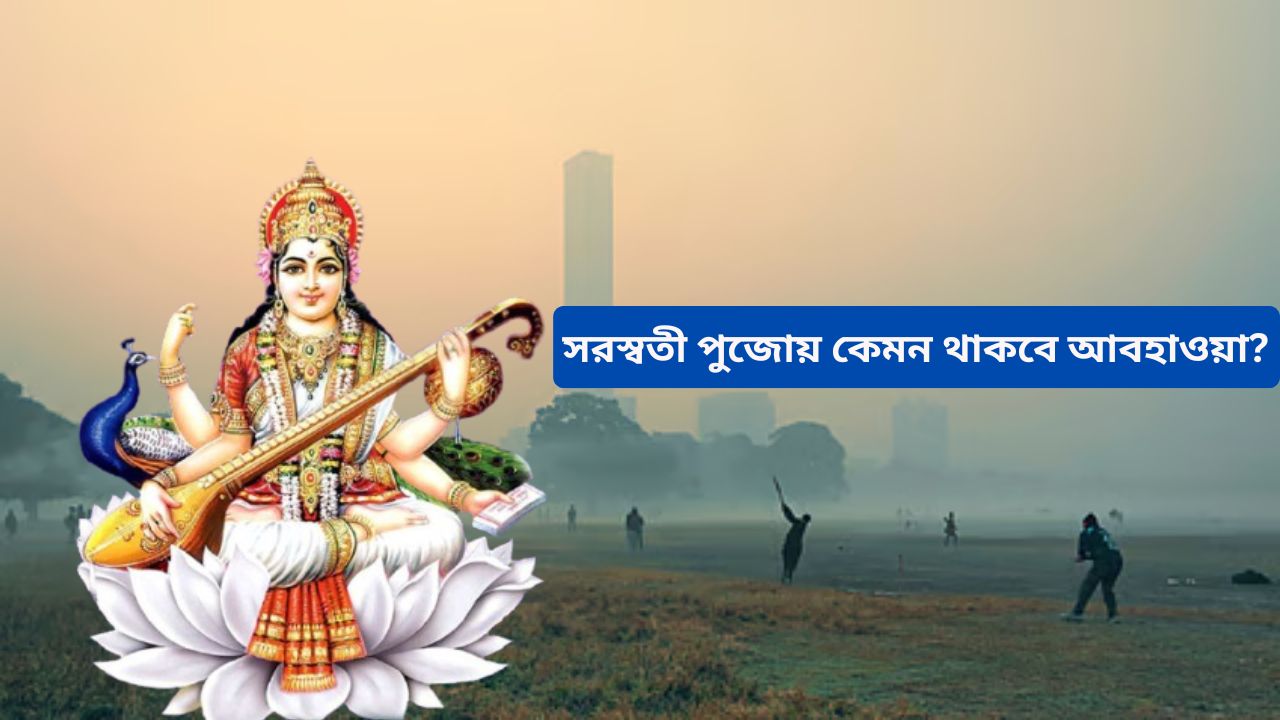 Cold morning weather with light fog in Kolkata and nearby districts during winter season