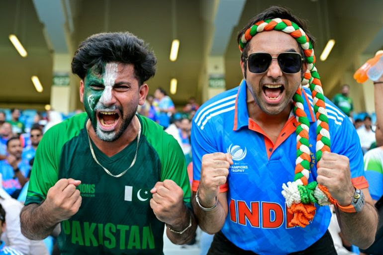 India vs Pakistan players during T20 World Cup match in Colombo