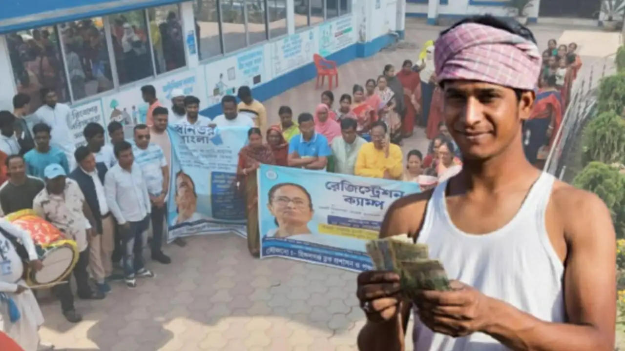 Online application form for Yuva Sathi government scheme on computer screen