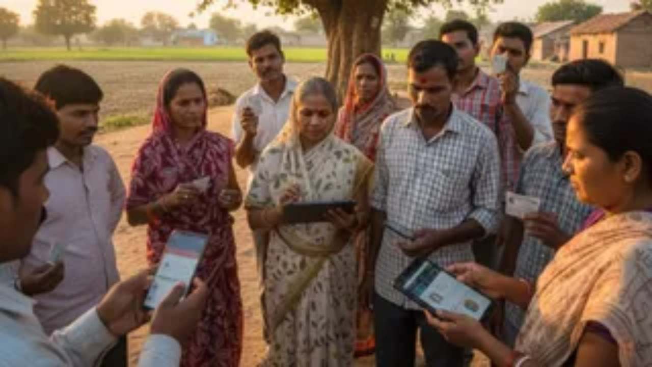 মনরেগা শ্রমিকদের ফেস ডিটেকশন হাজিরা প্রক্রিয়া