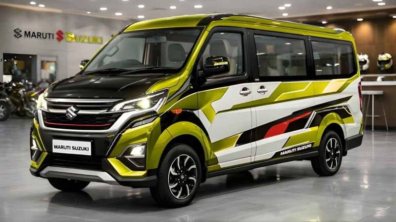Maruti Mini Bus 2026 exterior and side profile in India