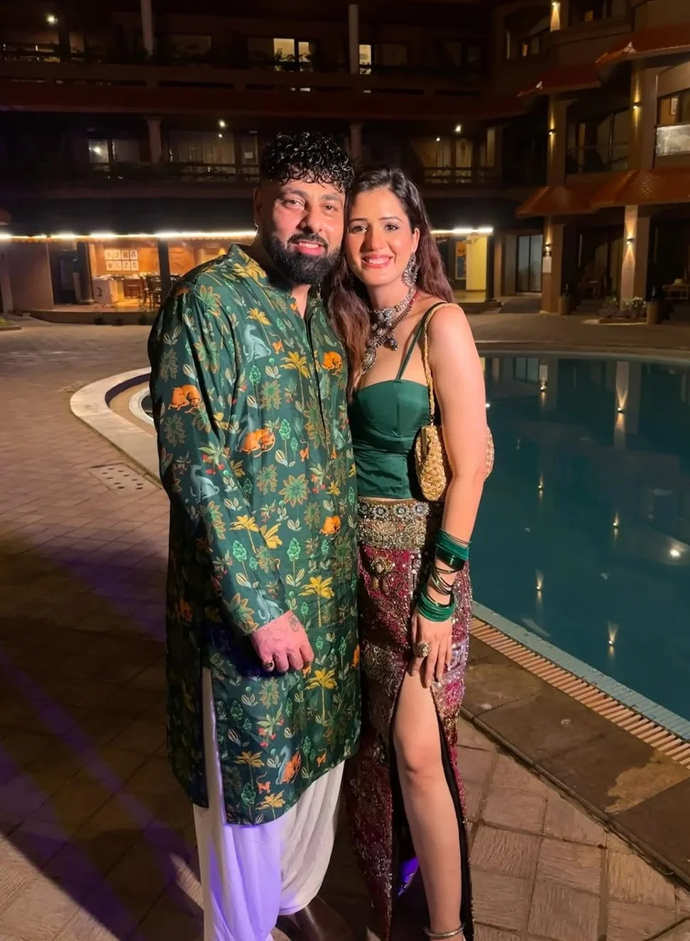 Badshah Isha Rikhi wedding viral photos