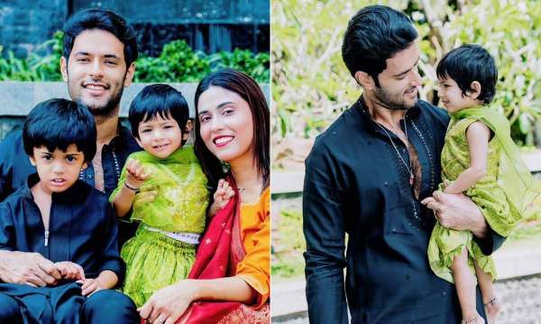 shivam dube eid celebration family photo indian cricketer