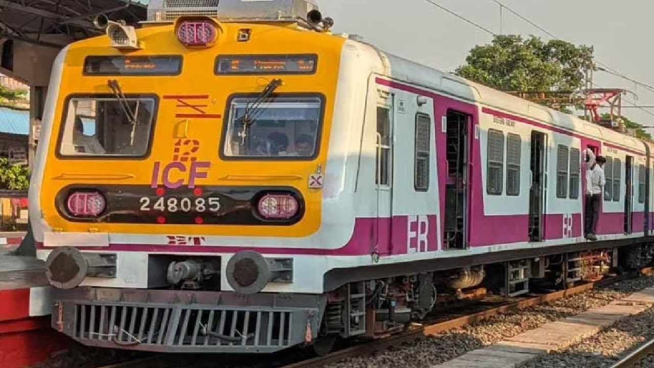 sealdah local train cancellation dum dum work