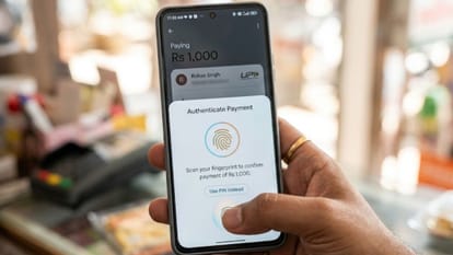 upi payment without pin fingerprint biometric india